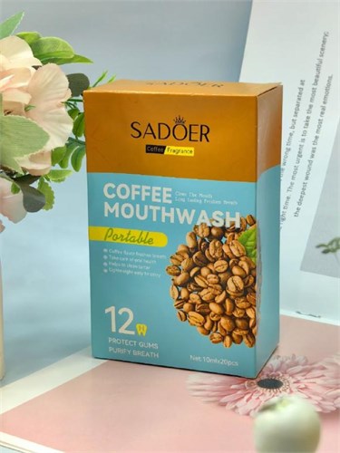 Ополаскиватель для рта с экстрактом кофе 10мл, 20 шт. 10261
