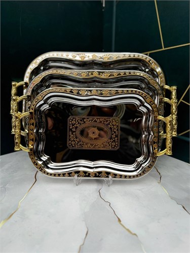 Набор подносов металлический 10108