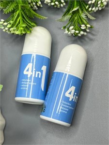 Шариковый дезодорант, 4в1 синий. 10289