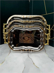 Набор подносов металлический 10108