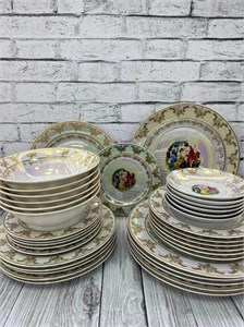 Набор тарелки фарфор 10111