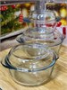 Набор кастрюль стеклянный 10135